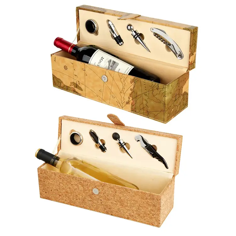 ชุดไวน์ PU Single Cork